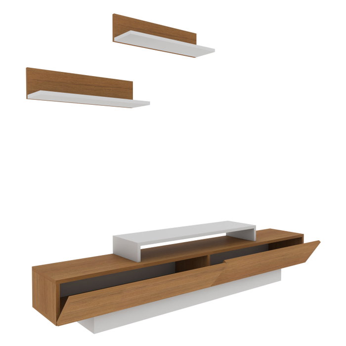 Hanah Home Lusi - Blanco, Teak Hanah Home Lusi - Blanco, Teak